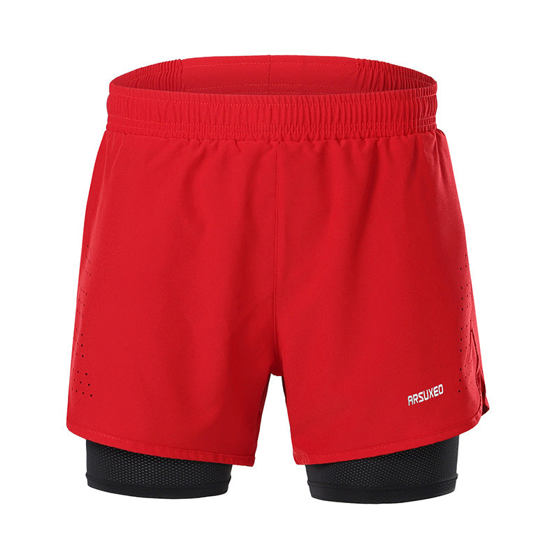 Men's Quick-Dry Running Shorts with Pockets for Summer
