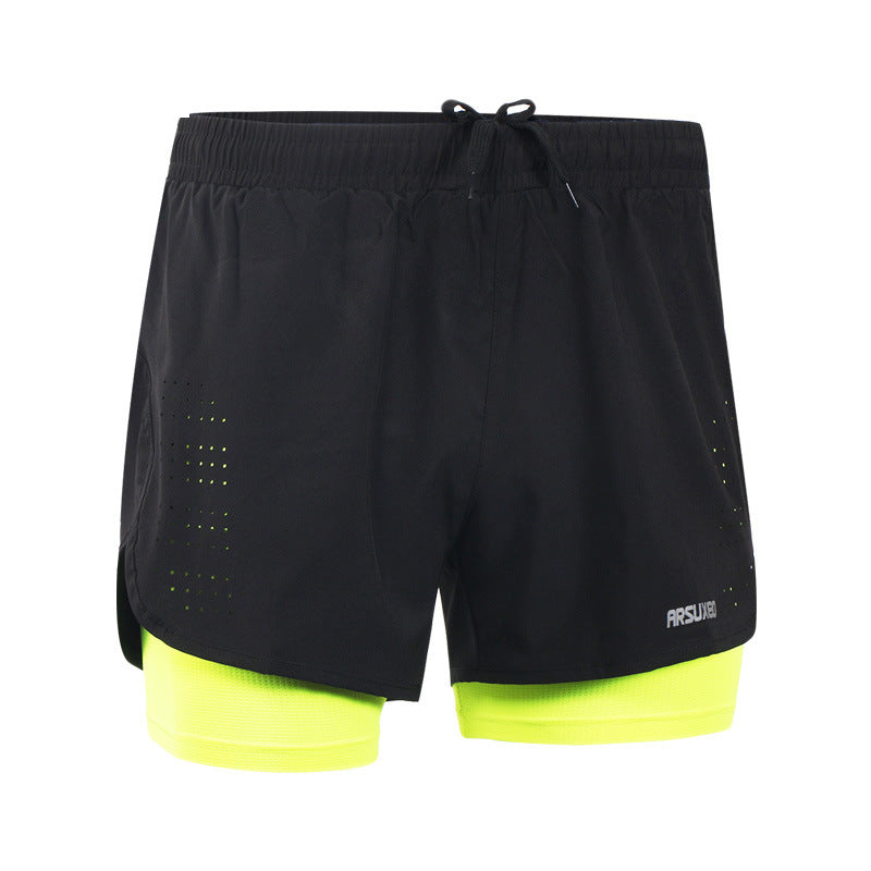 Men's Quick-Dry Running Shorts with Pockets for Summer