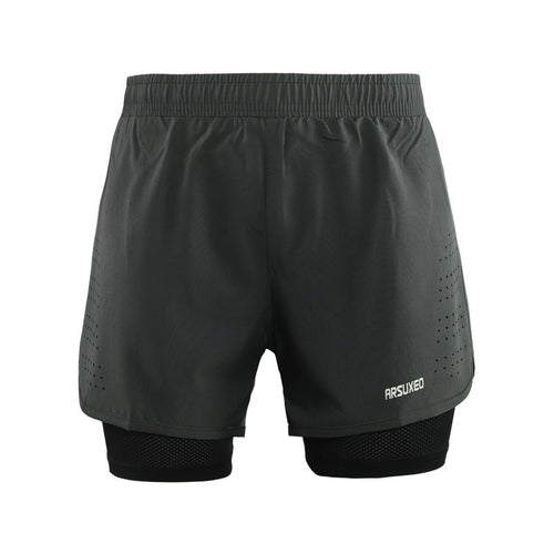 Men's Quick-Dry Running Shorts with Pockets for Summer