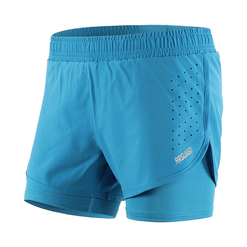 Men's Quick-Dry Running Shorts with Pockets for Summer